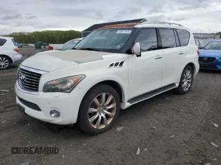 2012 Infiniti QX56 7-passenger z VIN JN8AZ2NE7C9019532, wystawiony jako Copart lot #55671815 z przebiegiem 144 085 mil mil oraz Tytuł czysty. Historia ofert i sprzedaży dostępna na DreamBid. Obrazek 1.