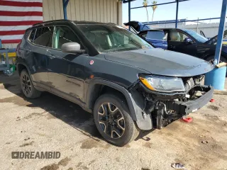 2018 Jeep Compass Trailhawk with VIN 3C4NJDDB6JT480491, listed as a Copart auction lot 58528185 with Not provided miles and Clean title. Bid and sale history available at DreamBid. Image 4.