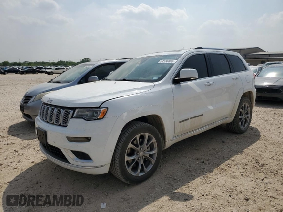2021 Jeep Grand Cherokee Summit with VIN 1C4RJFJT4MC576842, listed as a Copart auction lot 51136805 with 47,817 mi miles and Clean title. Bid and sale history available at DreamBid. Image 1.