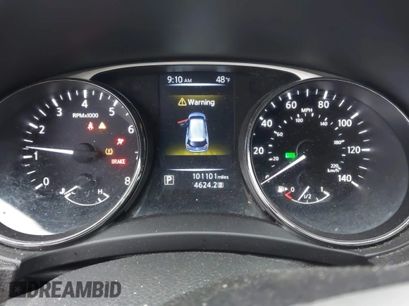 2015 Nissan Rogue SL with VIN 5N1AT2MT5FC857896, listed as a IAAI auction lot 41310123 with 101,101 mi miles. Bid and sale history available at carsss.com. Image 7.