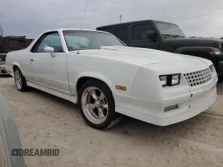 1984 Chevrolet El Camino z VIN 1GCCW80H7ER173291, wystawiony jako Copart lot #76606244 z przebiegiem Nie podano mil oraz Szkoda całkowita • Salvage title. Historia ofert i sprzedaży dostępna na DreamBid. Obrazek 4.