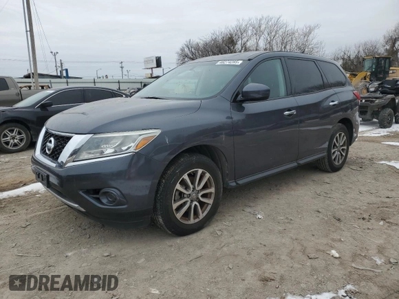 2013 Nissan Pathfinder SL with VIN 5N1AR2MN1DC603471, listed as a Copart auction lot 46274285 with 125,978 mi miles and Salvage Title. Bid and sale history available at carsss.com. Image 1.