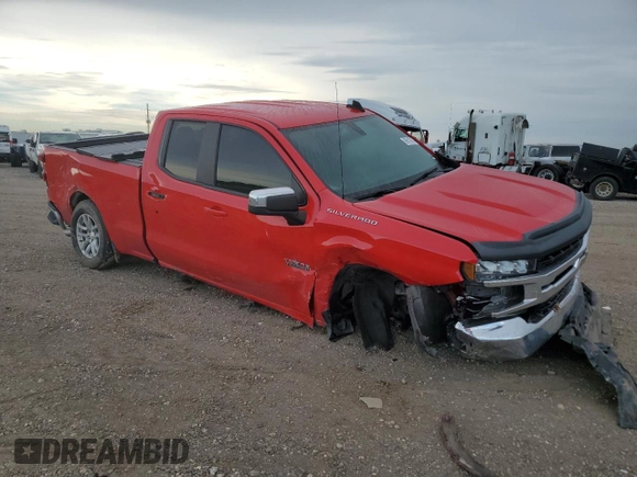 2019 Chevrolet Silverado 1500 LT with VIN 1GCRWCED6KZ192476, listed as a Copart auction lot 69116714 with 74,808 mi miles and Salvage Title. Bid and sale history available at DreamBid. Image 4.