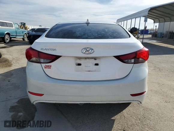 2014 Hyundai Elantra SE with VIN 5NPDH4AEXEH463978, listed as a Copart auction lot 46043825 with 155,526 mi miles and Clean Title. Bid and sale history available at DreamBid. Image 6.