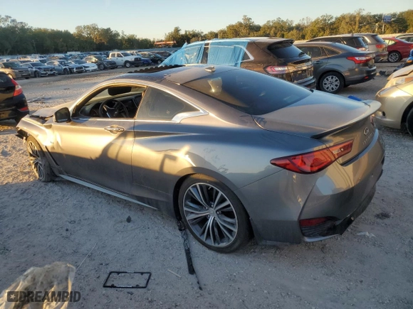 2018 Infiniti Q60 3.0t LUXE with VIN JN1EV7EK0JM342037, listed as a Copart auction lot 84210124 with 70,408 mi miles and Salvage Title. Bid and sale history available at carsss.com. Image 2.