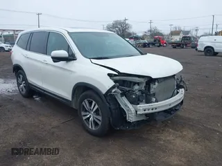 2018 Honda Pilot EX-L with VIN 5FNYF6H52JB053046, listed as a IAAI auction lot 42013210 with 103,721 mi miles. Bid and sale history available at carsss.com. Image 18.