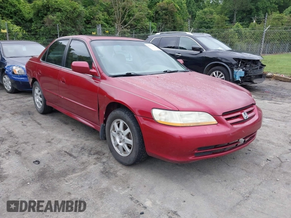 2002 Honda Accord EX z VIN 1HGCG56632A038404, wystawiony jako IAAI lot #42370161 z przebiegiem 262 308 mil mil oraz . Historia ofert i sprzedaży dostępna na DreamBid. Obrazek 1.