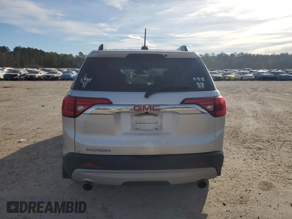 2017 GMC Acadia SLT with VIN 1GKKNMLS7HZ229351, listed as a Copart auction lot 83370514 with 186,690 mi miles and Salvage Title. Bid and sale history available at carsss.com. Image 6.