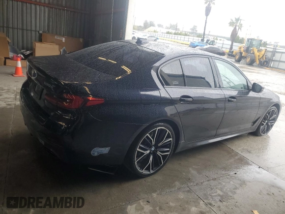 2021 BMW 5 Series 530e with VIN WBA13AG05MCF71463, listed as a Copart auction lot 43476964 with 79,336 mi miles and . Bid and sale history available at carsss.com. Image 3.
