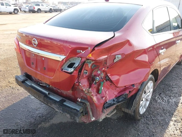 2015 Nissan Sentra S with VIN 3N1AB7AP0FY352161, listed as a IAAI auction lot 41459941 with 109,820 mi miles. Bid and sale history available at carsss.com. Image 6.