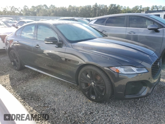 2024 Jaguar XF R-Dynamic SE with VIN SAJBL4GX8RCY95986, listed as a Copart auction lot 74112314 with 0 mi miles and Salvage Title. Bid and sale history available at carsss.com. Image 4.