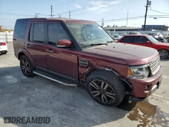 2016 Land Rover LR4 HSE with VIN SALAG2V60GA808256, listed as a Copart auction lot 53153125 with 54,287 mi miles and Salvage Title. Bid and sale history available at DreamBid. Image 4.