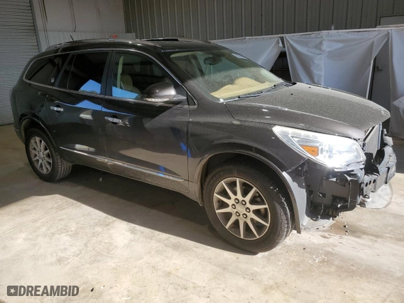 2014 Buick Enclave Leather with VIN 5GAKRBKD6EJ202967, listed as a Copart auction lot 48395955 with 101,025 mi miles and Salvage Title. Bid and sale history available at carsss.com. Image 4.