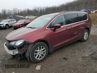 2020 Chrysler Voyager LXI with VIN 2C4RC1DG5LR139868, listed as a Copart auction lot 44369515 with 109,494 mi miles and Salvage Title. Bid and sale history available at carsss.com. Image 1.