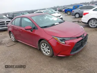 2025 Toyota Corolla LE with VIN 5YFB4MDE9SP246466, listed as a IAAI auction lot 41523599 with 3,200 mi miles. Bid and sale history available at carsss.com. Image 1.
