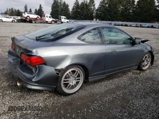2005 Acura RSX Type-S with VIN JH4DC53055S001222, listed as a Copart auction lot 77275464 with 256,363 mi miles and Salvage Title. Bid and sale history available at carsss.com. Image 3.