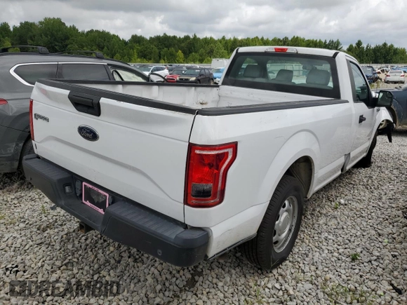 2017 Ford F-150 XL with VIN 1FTNF1CG1HKD05347, listed as a Copart auction lot 61321594 with 165,135 mi miles and Salvage title. Bid and sale history available at DreamBid. Image 3.