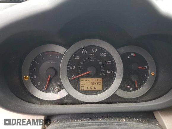 2006 Toyota RAV4 with VIN JTMBK33V865006961, listed as a Copart auction lot 52865665 with 116,480 mi miles and Salvage Title. Bid and sale history available at carsss.com. Image 9.