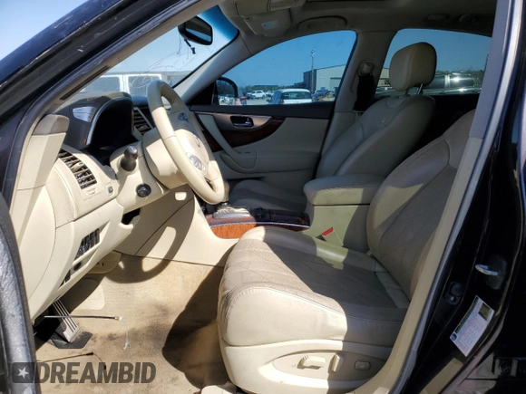 2010 Infiniti FX with VIN JN8AS1MU0AM802905, listed as a Copart auction lot 47649835 with Not Provided miles and Clean Title. Bid and sale history available at DreamBid. Image 7.