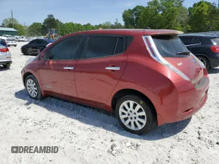 2015 Nissan LEAF S z VIN 1N4AZ0CP5FC308085, wystawiony jako Copart lot #53683985 z przebiegiem Nie podano mil oraz Szkody całkowita. Historia ofert i sprzedaży dostępna na DreamBid. Obrazek 2.