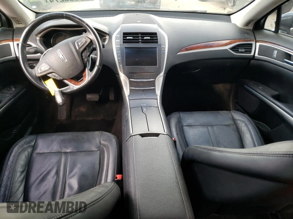 2015 Lincoln MKZ with VIN 3LN6L2GK9FR621715, listed as a Copart auction lot 43850274 with 59,559 mi miles and Salvage Title. Bid and sale history available at carsss.com. Image 8.