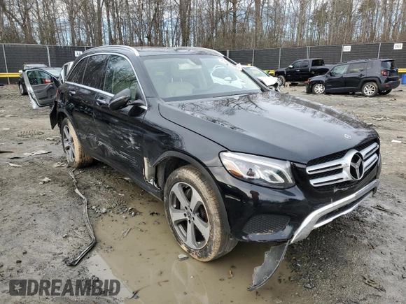 2019 Mercedes-Benz GLC with VIN WDC0G4KB6KV170476, listed as a Copart auction lot 71877602 with 78,491 mi miles. Bid and sale history available at carsss.com. Image 4.