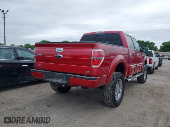 2010 Ford F-150 XL with VIN 1FTFW1EVXAFC57538, listed as a IAAI auction lot 42045616 with 154,379 mi miles. Bid and sale history available at carsss.com. Image 4.