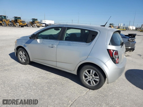 2014 Chevrolet Sonic LT with VIN 1G1JC6SH0E4213296, listed as a Copart auction lot 52858575 with 106,050 mi miles and Clean Title. Bid and sale history available at carsss.com. Image 2.