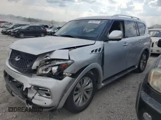 2017 Infiniti QX80 with VIN JN8AZ2NE0H9150244, listed as a Copart auction lot 69661914 with 0 mi miles and Salvage Title. Bid and sale history available at carsss.com. Image 1.