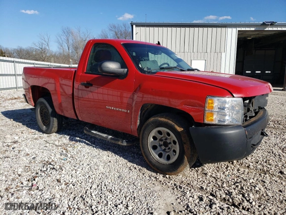 2007 Chevrolet Silverado 1500 Work Truck with VIN 1GCEC14C77Z568727, listed as a Copart auction lot 42445494 with 256,087 mi miles and Salvage Title. Bid and sale history available at carsss.com. Image 4.