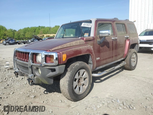 2007 Hummer H3 SUV with VIN 5GTDN13EX78193522, listed as a Copart auction lot 55076925 with Not Provided miles and Clean Title. Bid and sale history available at DreamBid. Image 1.
