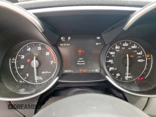 2019 Alfa Romeo Giulia with VIN ZARFAMAN6K7619968, listed as a Copart auction lot 61815425 with 30,055 mi miles and Salvage title. Bid and sale history available at DreamBid. Image 9.