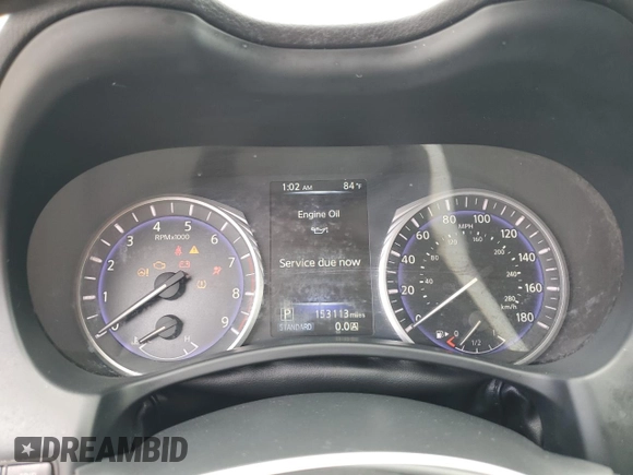 2017 Infiniti Q50 Sport with VIN JN1EV7AP1HM734603, listed as a Copart auction lot 63349095 with 153,113 mi miles and Clean title. Bid and sale history available at DreamBid. Image 9.