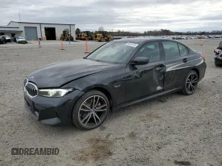 2023 BMW 3 Series 330e xDrive with VIN 3MW39FS05P8D22715, listed as a Copart auction lot 86916144 with 25,819 mi miles and Salvage Title. Bid and sale history available at carsss.com. Image 1.