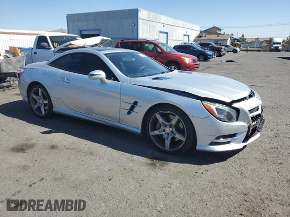 2013 Mercedes-Benz SL-Class SL 550 with VIN WDDJK7DA5DF008341, listed as a Copart auction lot 74107524 with 91,503 mi miles and Salvage Title. Bid and sale history available at carsss.com. Image 4.