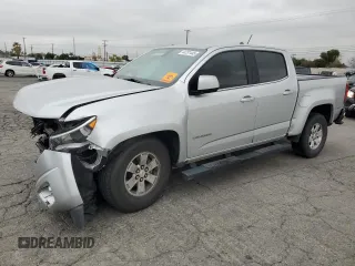 2020 Chevrolet Colorado 2WD Work Truck with VIN 1GCGSBEA9L1163024, listed as a Copart auction lot 44731445 with 76,154 mi miles and Salvage Title. Bid and sale history available at carsss.com. Image 1.