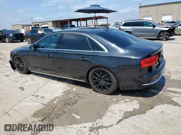2013 Audi A8 3.0L с VIN WAURGAFD9DN005304, выставлен на аукционе Copart как лот 58799615 с пробегом 139 993 миль миль и Списание • Salvage title. История ставок и продаж доступна на DreamBid. Изображение 2.