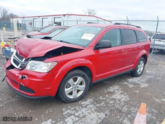 2016 Dodge Journey SE with VIN 3C4PDCAB4GT212434, listed as a IAAI auction lot 41916803 with 162,896 mi miles. Bid and sale history available at carsss.com. Image 2.