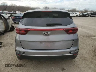 2020 Kia Sportage LX with VIN KNDPM3AC0L7702554, listed as a Copart auction lot 50599375 with 39,304 mi miles and Salvage Title. Bid and sale history available at DreamBid. Image 6.