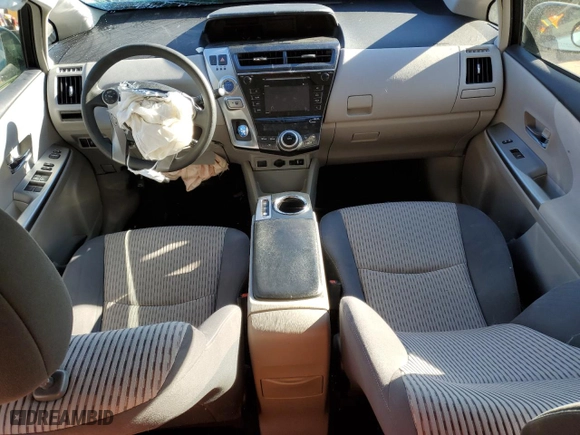 2017 Toyota Prius v Two with VIN JTDZN3EU4HJ067048, listed as a Copart auction lot 41737275 with 0 mi miles and Salvage Title. Bid and sale history available at carsss.com. Image 8.