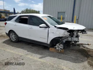 2023 Chevrolet Equinox LT with VIN 3GNAXKEG7PL114695, listed as a Copart auction lot 58258595 with Not provided miles and Salvage title. Bid and sale history available at DreamBid. Image 4.