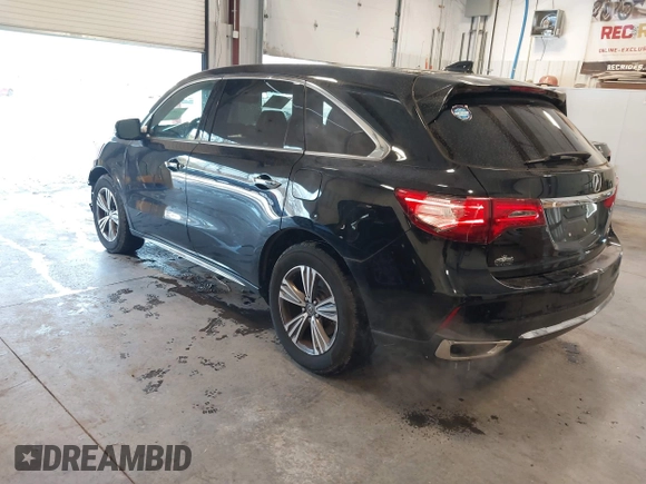 2019 Acura MDX with VIN 5J8YD4H30KL004260, listed as a IAAI auction lot 41359371 with 88,456 mi miles. Bid and sale history available at carsss.com. Image 3.