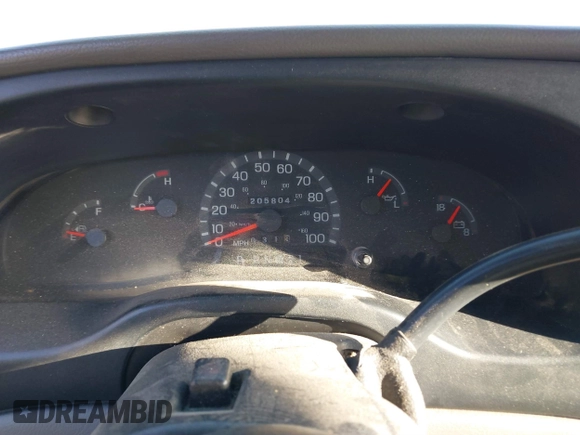 1999 Ford Econoline Cargo Commercial with VIN 1FTNE24L6XHB25183, listed as a IAAI auction lot 41391984 with 205,804 mi miles and . Bid and sale history available at carsss.com. Image 7.