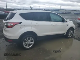 2017 Ford Escape SE with VIN 1FMCU0GD6HUC64348, listed as a Copart auction lot 49464525 with 82,273 mi miles and Salvage Title. Bid and sale history available at DreamBid. Image 3.