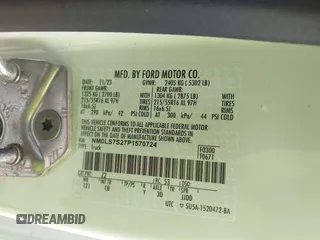 2023 Ford Transit Connect XL с VIN NM0LS7S27P1570724, выставлен на аукционе IAAI как лот 42424981 с пробегом 49 837 миль миль и . История ставок и продаж доступна на DreamBid. Изображение 9.