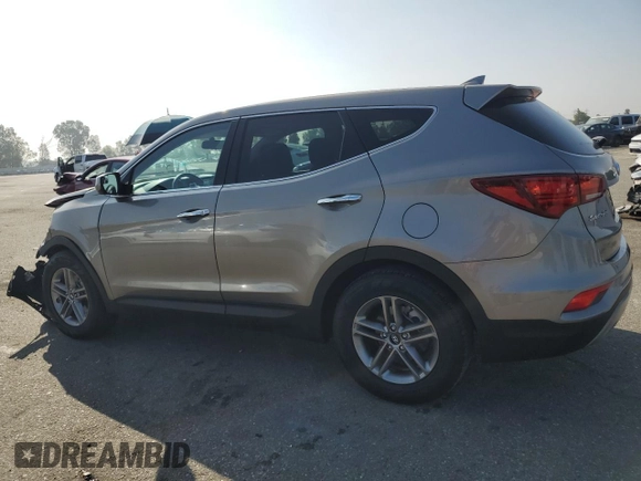 2017 Hyundai Santa Fe 2.4L with VIN 5XYZT3LB0HG392609, listed as a Copart auction lot 62553505 with 69,774 mi miles and Salvage title. Bid and sale history available at DreamBid. Image 2.