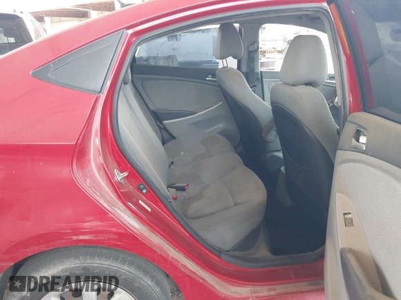 2012 Hyundai Accent GLS z VIN KMHCT4AE1CU233593, wystawiony jako IAAI lot #41789183 z przebiegiem 130 681 mil mil oraz . Historia ofert i sprzedaży dostępna na DreamBid. Obrazek 8.