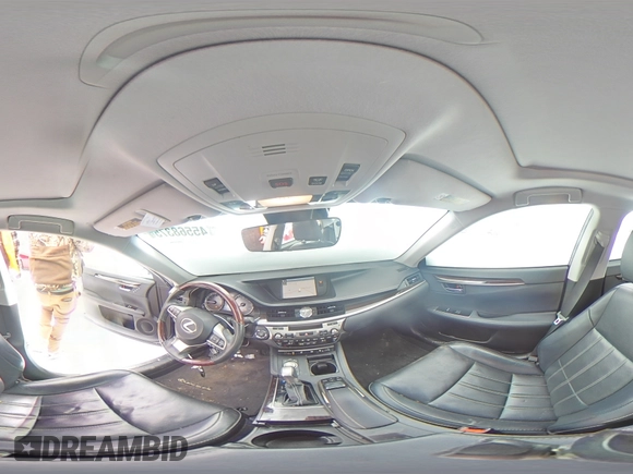 2017 Lexus ES with VIN 58ABK1GG1HU076444, listed as a Copart auction lot 45568375 with 57,152 mi miles and Salvage Title. Bid and sale history available at carsss.com. Image 12.