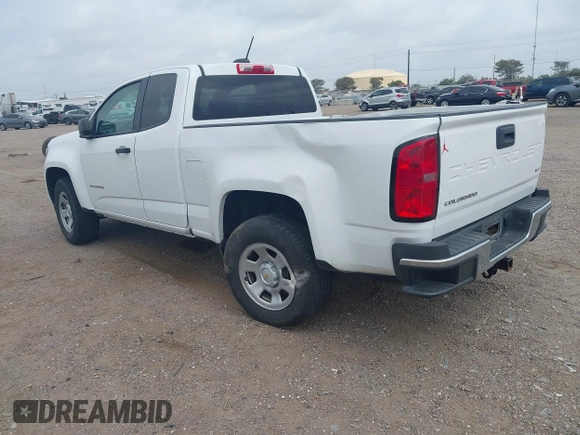 2021 Chevrolet Colorado 2WD Work Truck with VIN 1GCHSBENXM1139792, listed as a IAAI auction lot 42306216 with 78,275 mi miles and . Bid and sale history available at DreamBid. Image 3.