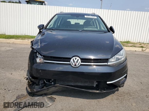 2018 Volkswagen Golf SportWagen SEL with VIN 3VWL17AU7JM756988, listed as a Copart auction lot 67511424 with 53,358 mi miles and Salvage Title. Bid and sale history available at carsss.com. Image 5.